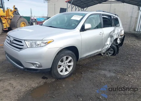 2012 Toyota Highlander Se V6 from USA, damaged, VIN 5TDBK3EH0CS094661